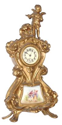 C.1910, Waterbury Clock Co., 30-hour novelty timepiece. — Antique Clocks Price Guide
