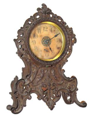 C.1900, Western Clock Mfg. Co., 30-hour alarm timepiece. — Antique Clocks Price Guide