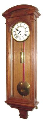 C.1920, Austrian, 1-Wt. Vienna Regulator, from Post Office service, oak case. — Antique Clocks Price Guide