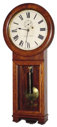 C.1900, Seth Thomas Clock Co., Thomaston, Ct, Regulator No. 2, in oak and in very good to excellent original condition. — Antique Clocks Price Guide