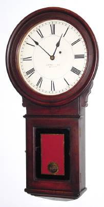 C.1880, E. Howard and Co., Boston, No. 70 Regulator, in oak, 8-day, weight driven timepiece. — Antique Clocks Price Guide