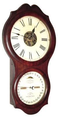 C.1880, Ithaca Calendar Clock Co., 30-day time and calendar wall timepiece. — Antique Clocks Price Guide