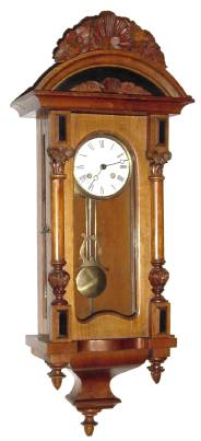 C.1880, Austrian, 30-hour+ time and strike miniature Vienna regulator. — Antique Clocks Price Guide