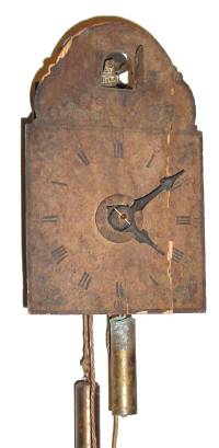 C.1830, German, Johan Rombach, 3-Wt Shield Cuckoo clock in original, as-found condition. — Antique Clocks Price Guide