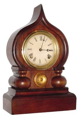 C.1880, E. Ingraham and Co., "Oriental", 8-day time/strike mantel clock. — Antique Clocks Price Guide