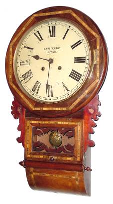 C.1890, Anglo-American , 8-day time/strike Inlaid wall clock — Antique Clocks Price Guide