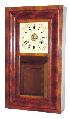 C.1880, Seth Thomas, 8-Day OG, time, strike and alarm, in a rosewood veneer case with original finish. — Antique Clocks Price Guide