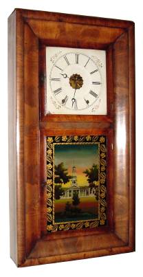 C.1860 Ansonia Brass Co., Ansonia, Conn., 8-day time/strike, double door, OOG shelf clock. — Antique Clocks Price Guide