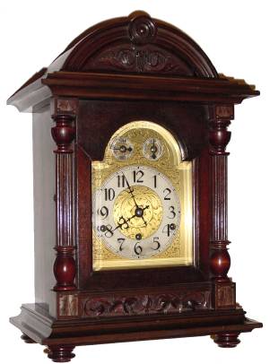 C.1910, German, Kienzle Uhrenfabriken, 8-day quarter chiming bracket clock. — Antique Clocks Price Guide