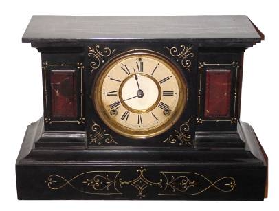 C.1891 Ansonia Clock Co., "Venice", 8-day time/strike mantel clock. — Antique Clocks Price Guide