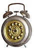 C.1910, German, 30-hour alarm timepiece, Giant.