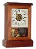C.1870, Seth Thomas 1-Day MOVEMENT, now in a NEW, well made cherry case, and with separate alarm in the base.