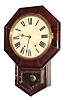 C.1901, Ansonia Clock Co., "12-Inch Drop Octagon - R.C.", 8-day time and gong strike wall clock.