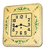 C.1925, French, "Societe Japy Freres", 8-day wall timepiece.