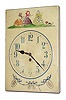 C.1925, French, "J. F. T", 8-day wall timepiece.