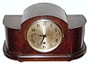 C.1950, German, 8-day time and dual chime mantel clock (Whittington and Westminster).