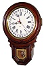 C.1909, E. Ingraham and Co., "Dew Drop", 8-day hanging calendar timepiece.