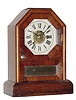 C.1870, Seth Thomas Clock Co., "Octagon Top E", 30-hour time/alarm cottage timepiece.