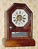C.1870, Seth Thomas, Thomaston, COTTAGE D, 1-Day, time and alarm mini cottage clock, in mahogany.