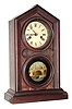 C.1890 E. Ingraham and Co., "Doric", 30-hour time/strike mantel clock.