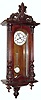 C.1890 German, Schlenker and Kienzle, 8-day time/strike R/A pendulum wall clock.