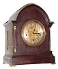 C.1925, German, Hawina Hall Clock Factory, 8-day time, Westminster chime, plus strike, mantel clock. Factory was founded by Hans Winterhalder, after operations at W and H slowed down.