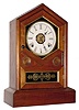 C.1870 Jerome and Co., (New Haven Clock Co.), 8-day time/strike/alarm mantel clock.