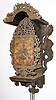 C.1810, Dutch, Stuhl Clock, 30 hour, from a barn in Bloomfield, CT. The lady phoned Chris at the museum and said she had an old clock that had been hanging in her barn for decades.