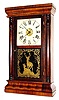 C.1868, Seth Thomas, 8-Day Column Clock uncommon 8-day duration in short case.