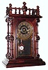 C.1880 Welch, Spring and Co., "Gerster, V.P.", 8-day time/strike mantel clock, with restorations.