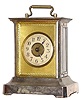 C.1890, German, (Badische Uhrenfabrik G.m.b.H.) 30-hour music box alarm timepiece.
