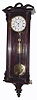 C.1860, Austrian, 1-Wt Vienna Regulator timepiece in a transitional / late Biedermeier case.