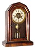 C.1883, Waterbury Clock Co., "Cardinal, V.P.", 30-hour time, strike and alarm, mantel clock.