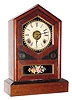 C.1875, Jerome and Co., (New Haven Clock Co.), 8-day time/strike/alarm mantel clock.