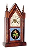 C.1880, New Haven Clock Co., 30-hour time/strike/alarm steeple clock.