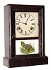 C.1900, Ansonia Clock Co., Brooklyn, NY, 8-day time/strike cottage clock.