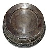 C.1890, French, TURTLE CLOCK, As-found, with marble cracked and turtle missing.