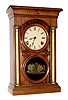 C.1870, E. Ingraham and Co., 8-day time and strike mantel clock, arch column.