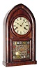 C.1870, Bristol Brass and Clock Co., 3 Courtlandt St, New York, 30-hour time/strike beehive clock.