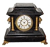 C.1900, Mixed Lot, Ansonia Movement and signed porcelain dial, now in a likely Welch case.