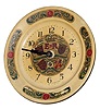 C.1953, Smiths English Clocks Ltd., 30-hour lever movement dish form timepiece, Elizabeth II crowning commemorative, as-found.