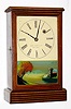 C.1855, Henry Sperry and Co., 338 Broadway, New York, grain painted cottage timepiece, 30 hour.