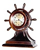 C.1929, Chelsea Clock Co., Boston, MARINER, ships bell clock sometimes call the Yacht Wheel, 4.5" dial, in bronze finish.