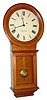 C.1910, Chelsea Clock Co., Boston, Mass, Regulator No. 1, in oak, 8-day weight driven timepiece.