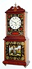 C.2005 (dated) Wayne R. Cline, Bowling Green, KY, mini Mass Shelf clock with 8-day lever movement, serial No. C1867105.