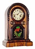 C.1878, Welch, Spring and Co., Italian No. 3, rosewood miniature shelf clock, 30 hour time and strike.