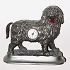 C.1885, German, Mayer, Animated Dog Novelty timepiece, with panting tongue and wagging tail.