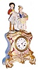 C.1850, French, Paris Porcelain Clock, retailed by Henry and Cie (signed on mov't and dial), with repairs.