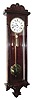 C.1860, German, Faller, Gutenbach, one weight, 8-day, Vienna Regulator, in a late Biedermeier or transitional style case with false rosewood graining.