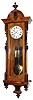 C.1880, Austrian, Morily Pollak, Wildpretmarkt 3, 2-weight Vienna Regulator in a light walnut case with canted full turned columns.